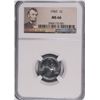 Image 1 : 1943 LINCOLN "STEEL" CENT, NGC MS-66!