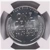 Image 3 : 1943 LINCOLN "STEEL" CENT, NGC MS-66!