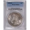 Image 1 : 1890-O MORGAN SILVER DOLLAR, PCGS  MS-64