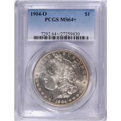 1904-O MORGAN SILVER DOLLAR, PCGS MS-64+