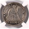 Image 2 : 1854 SEATED QUARTER NGC VF DETAILS