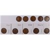 Image 1 : (10) LINCOLN CENTS (09 VDB, 09, 10, 10-S, 11, 11-S, 13-D, 14, 16-D, 16-S)