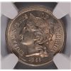 Image 2 : 1865 THREE CENT NICKEL NGC MS-63