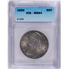 Image 1 : 1832 CAPPED BUST HALF DOLLAR, ICG MS64  STUNNING COLOR & STRIKE! GS BID $3500.00