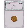 Image 1 : 1911-D $2.50 INDIAN HEAD GOLD, PCI MS-62  RARE! WHOLESALE BID $10,000.00