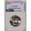 Image 1 : 1960-D FRANKLIN HALF DOLLAR, PCI MS-67!! MS-66 TRENDS AT $700.00