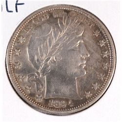 1894-S BARBER HALF DOLLAR AU-58