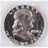 Image 2 : 1956 (TYPE 2) PROOF FRANKLIN HALF DOLLAR PCGS PR-67 CAMEO
