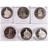 Image 1 : (6) MODERN COMMEN HALF DOLLARS PROOF'S (3-1982-S, 1986-S, 1989-S, 2003)