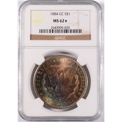 1884-CC MORGAN DOLLAR NGC MS-62 (STAR) (AWESOME TONING)