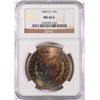 Image 1 : 1884-CC MORGAN DOLLAR NGC MS-62 (STAR) (AWESOME TONING)