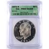 Image 1 : 1971-S PROOF (40% SILVER) IKE DOLLAR ICG PR-69 DCAM