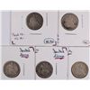 Image 1 : (5) SEATED DIMES (38, 39, 40, 40-O, 41-O)