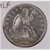 Image 1 : 1846 SEATED HALF DOLLAR AU-50