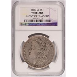 1889-CC MORGAN DOLLAR NGC VF MINOR CLEANING, KEY