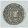 Image 2 : 1860 3 CENT SILVER XF+