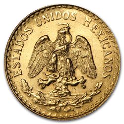 Mexican Gold 2 Pesos AGW .0482