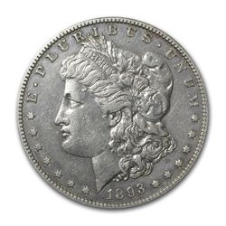 1893-S Morgan Dollar AU Details PCGS (Cleaned). PCGS Value $37,500