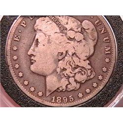 1895-O Morgan Dollar Ch VG-8, Scarce Date