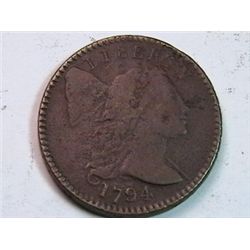 1794 Cap Cent F12 Details