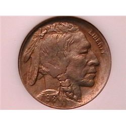 1918-D Buffalo Nickel Ch MS64 NGC