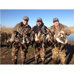 3 DAY SASKATCHEWAN WATERFOWL HUNT FOR 2 HUNTERS