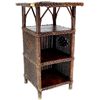 Image 1 : Victorian stand in wicker and quarter sawn
