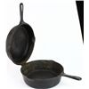 Image 2 : Griswold No. 80 double skillet in cast iron