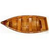 Image 3 : Miniature row boat coffee table on wood base