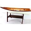 Image 4 : Miniature row boat coffee table on wood base