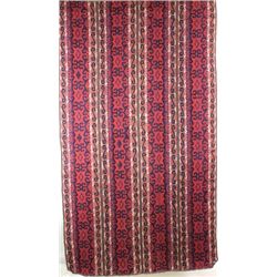 Hand woven Kilim area rug with fine flat weave