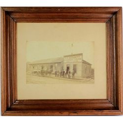 Original black and white photo of Bassett Lumber