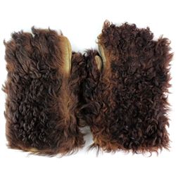 Hair on Buffalo leather gloves