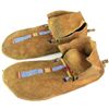 Image 1 : C. 1890-1910 Crow moccasins with beaded vamps
