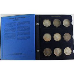 Collection of 24 Morgan silver dollars includes