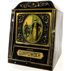 Antique tin dispenser from early mercantile store