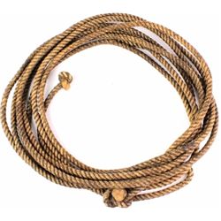 Nice old lariat with great patina and condition.