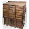 Image 1 : Large oak file cabinet the upper cabinet