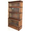 Image 1 : Step back barrister bookcase 4 stack,