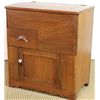 Image 1 : 19th C. walnut dry sink with hinging tip,