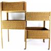 Image 1 : Antique wicker storage cabinet, unique design
