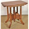 Image 1 : Victorian Eastlake oak parlor table