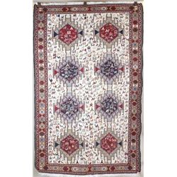 Very fine pictorial Kurdish Herki carpet