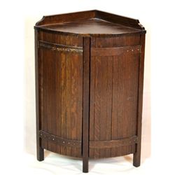 Mission Arts and Crafts marked cellaret or