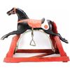 Image 1 : Great 19th C. childs rocking horse, solid wood