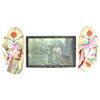 Image 1 : Collection of 2 includes beaded moccasins