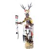 Image 1 : Large 60" Kachina deer dancer carved from