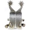 EF Blanchard spurs in stainless steel
