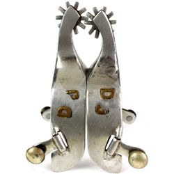 EF Blanchard #8 spurs stainless steel