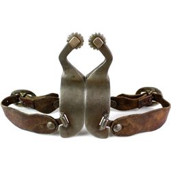 EF Blanchard spurs in steel with no style